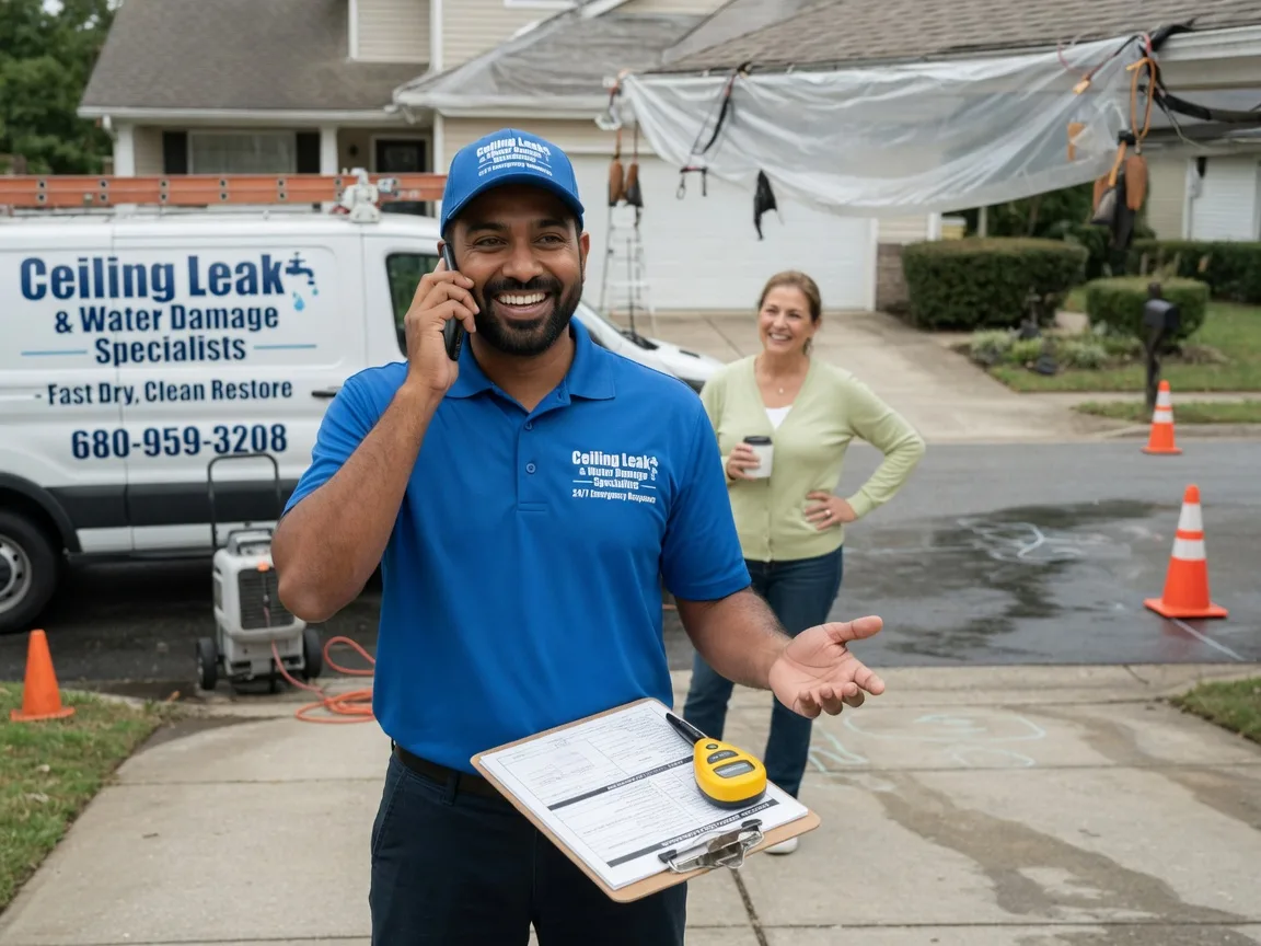 Ceiling Leak Cleanup Port Clinton, OH FAQs